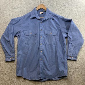 Field and Stream Thick Flannel Shirt 100% Cotton Button Up . Perfect Condition